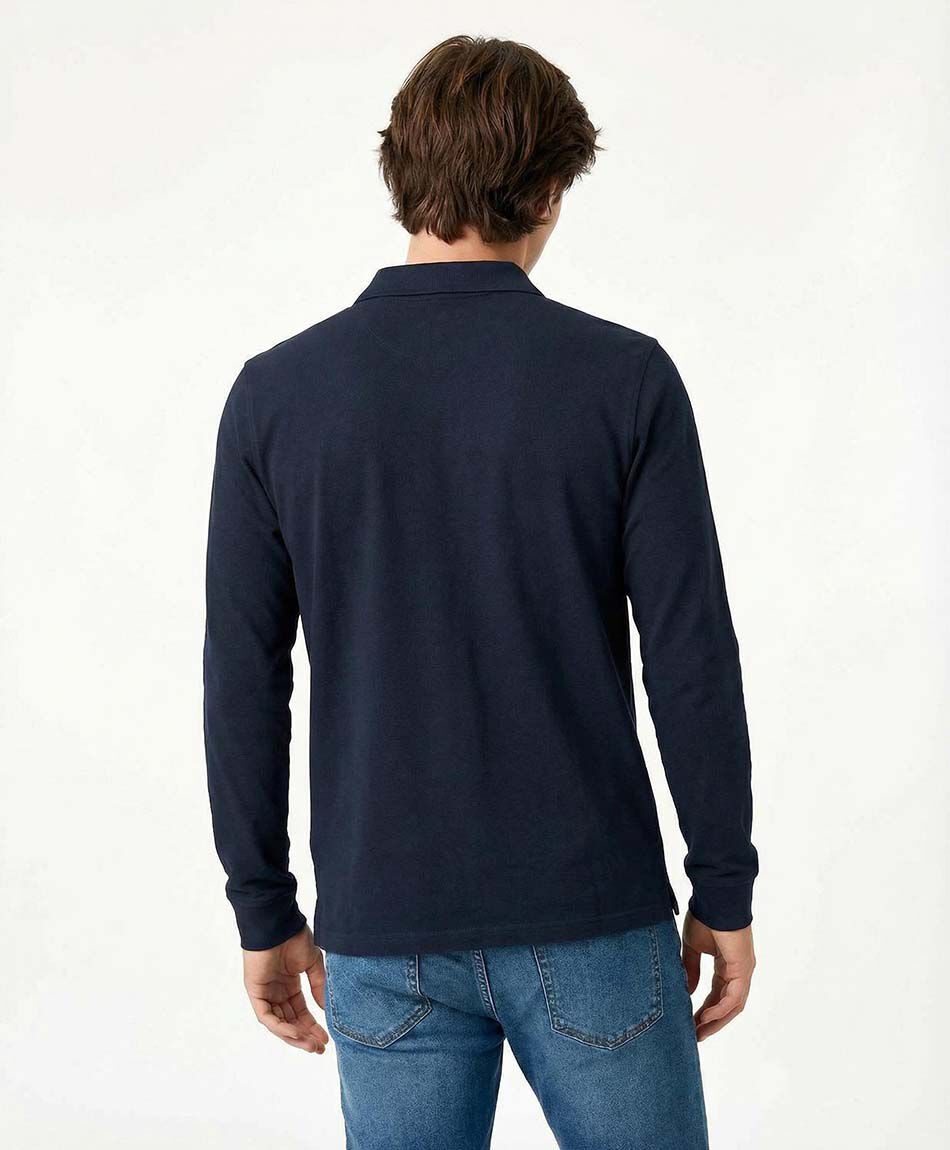 Remera hombre manga larga piqu&eacute;