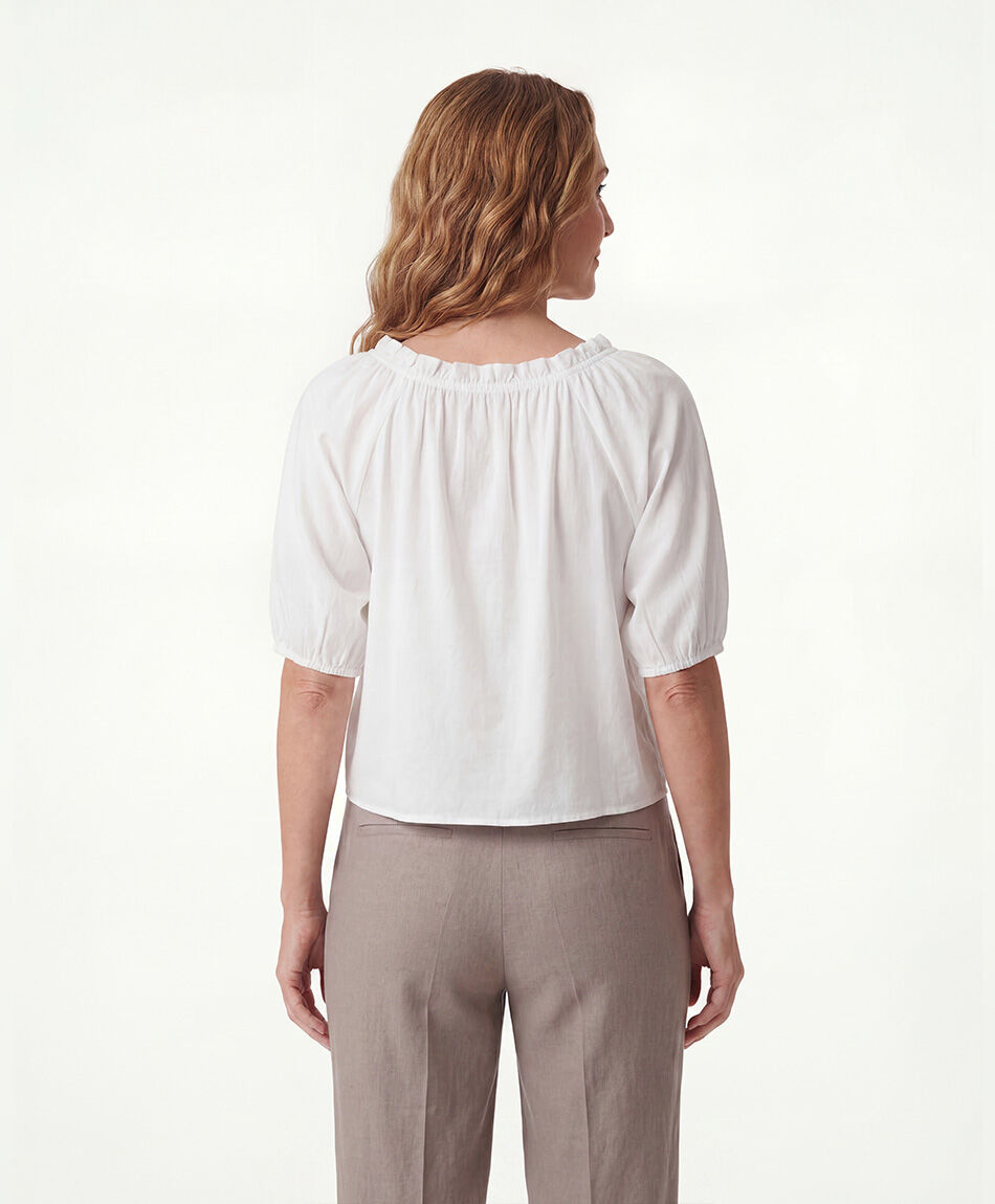 Camisa mujer rom&aacute;ntica lazo