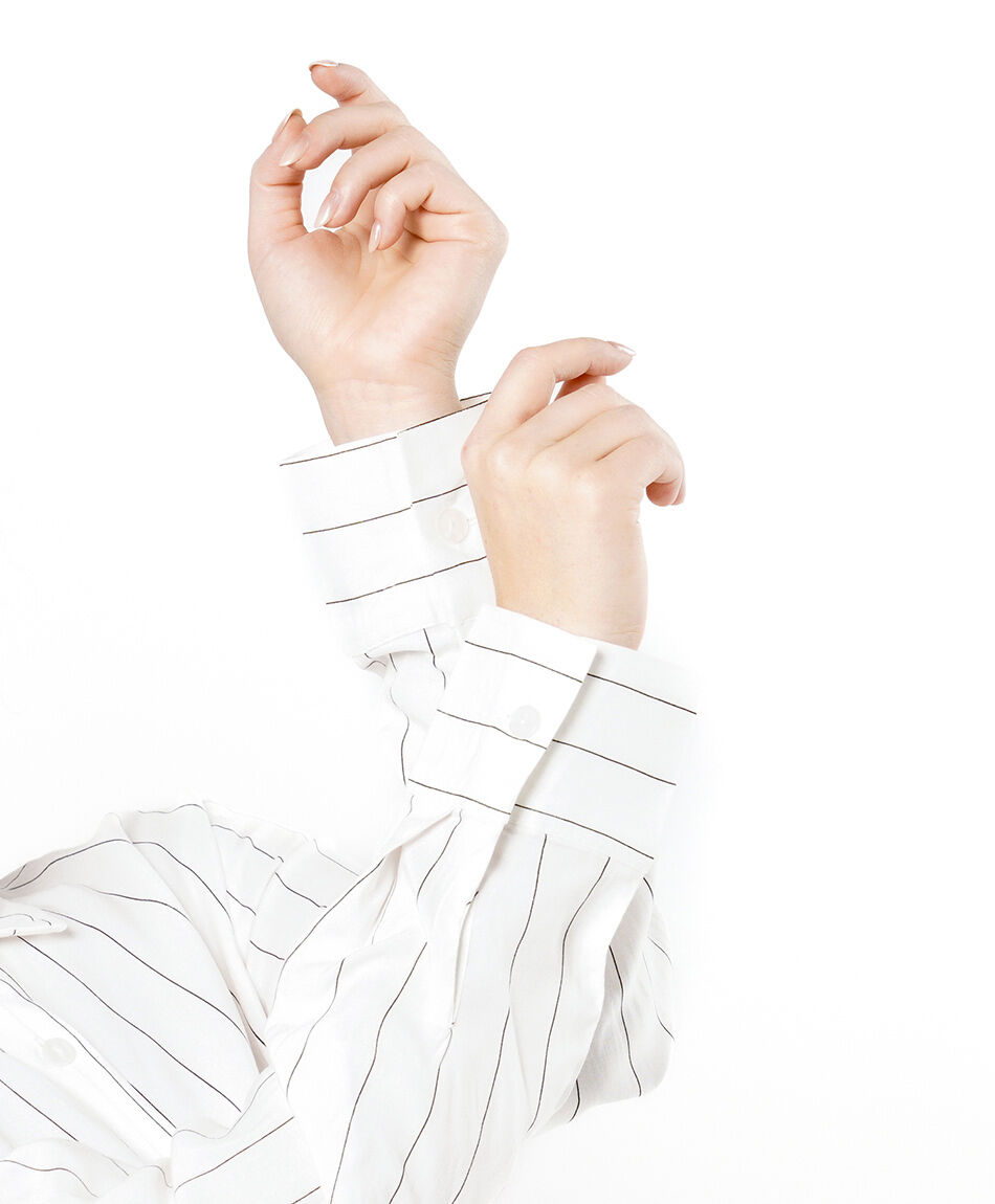 Camisa mujer rayas camisera