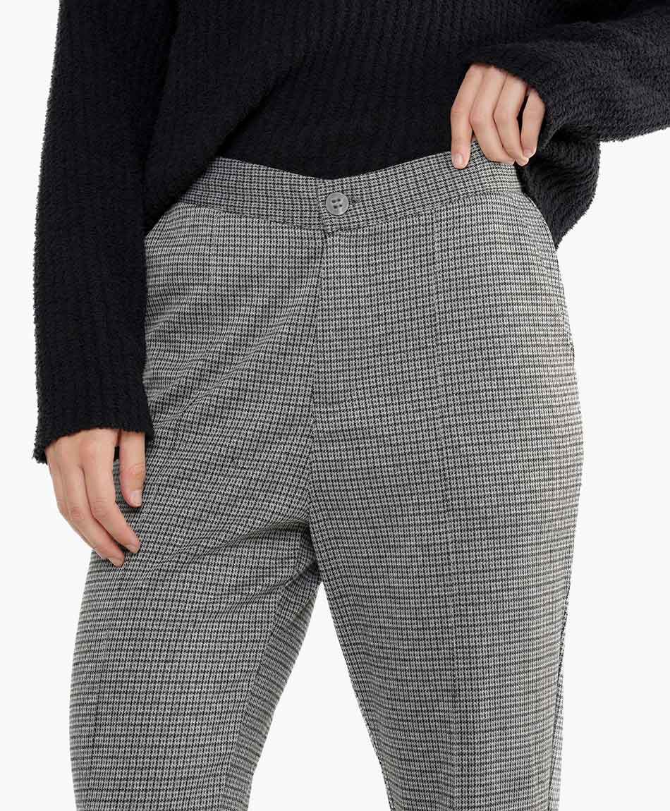 Pantal&oacute;n mujer check