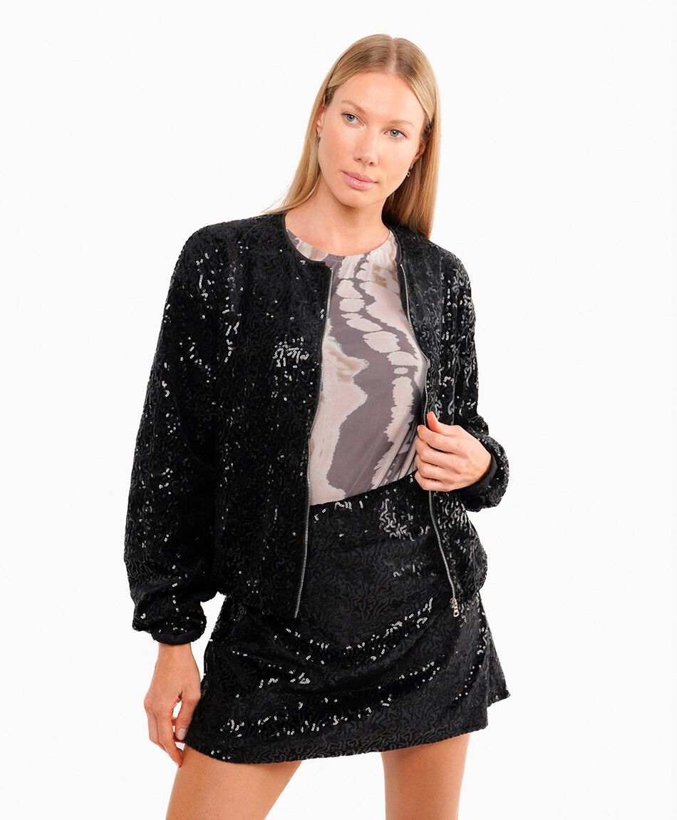 Pollera mujer short black party