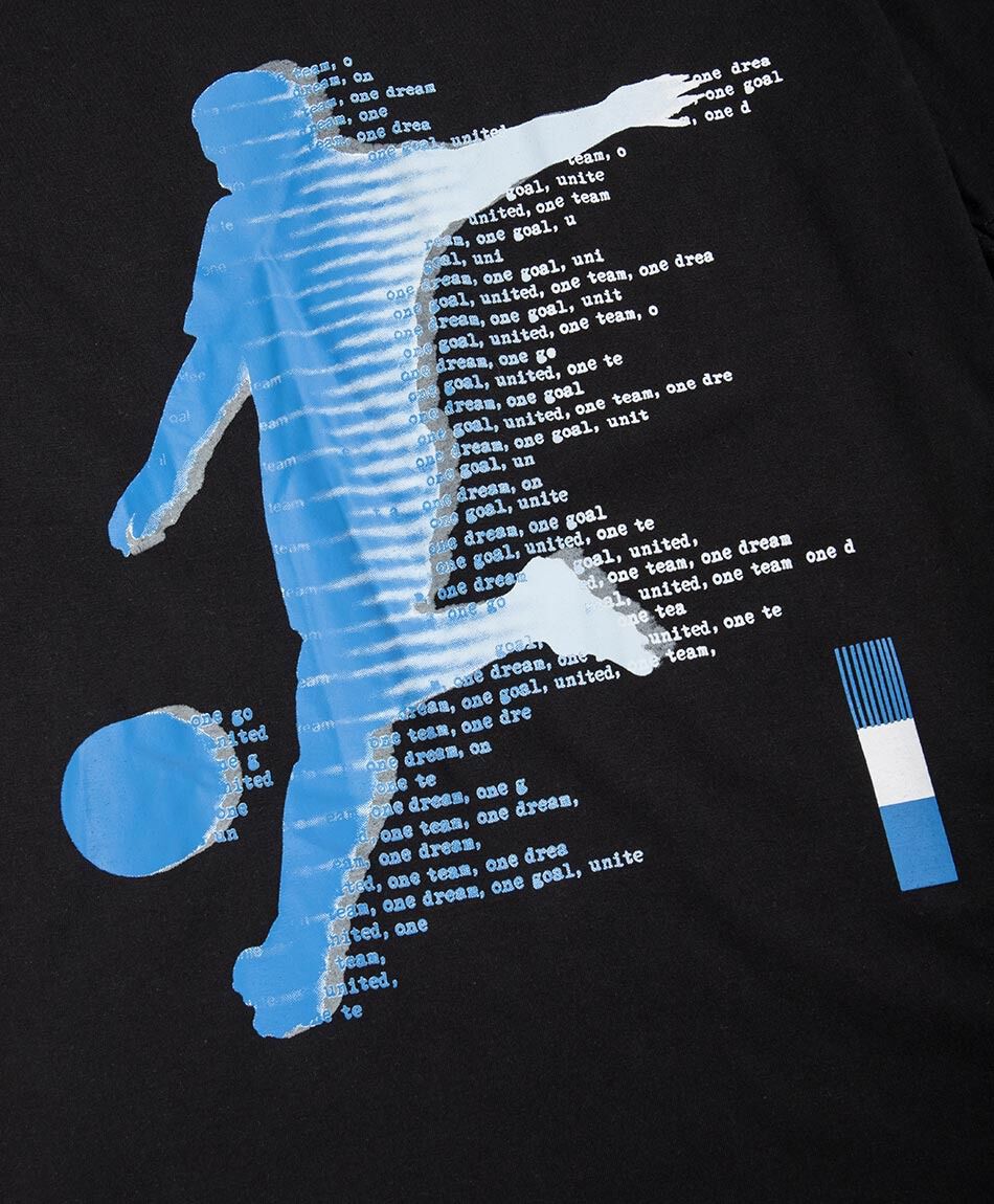 Remera ni&ntilde;o estampado futbol