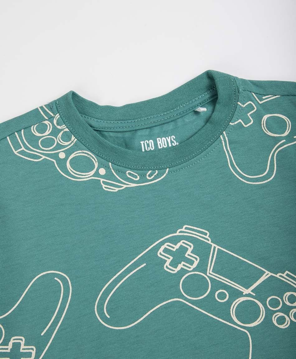 Remera ni&ntilde;o control gamer