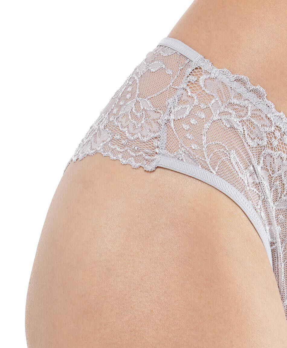 Pantaleta mujer encaje transparente