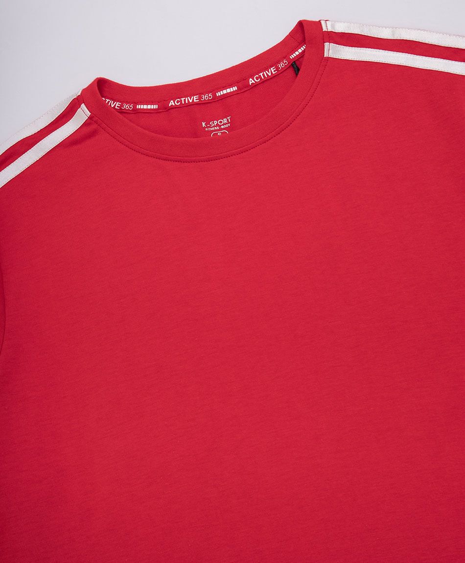 Remera deportiva mujer b&aacute;sica roja