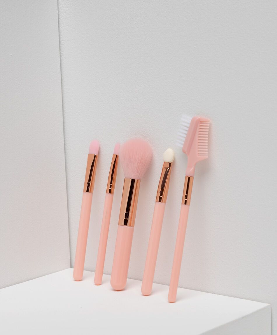 Set brochas ojos pink