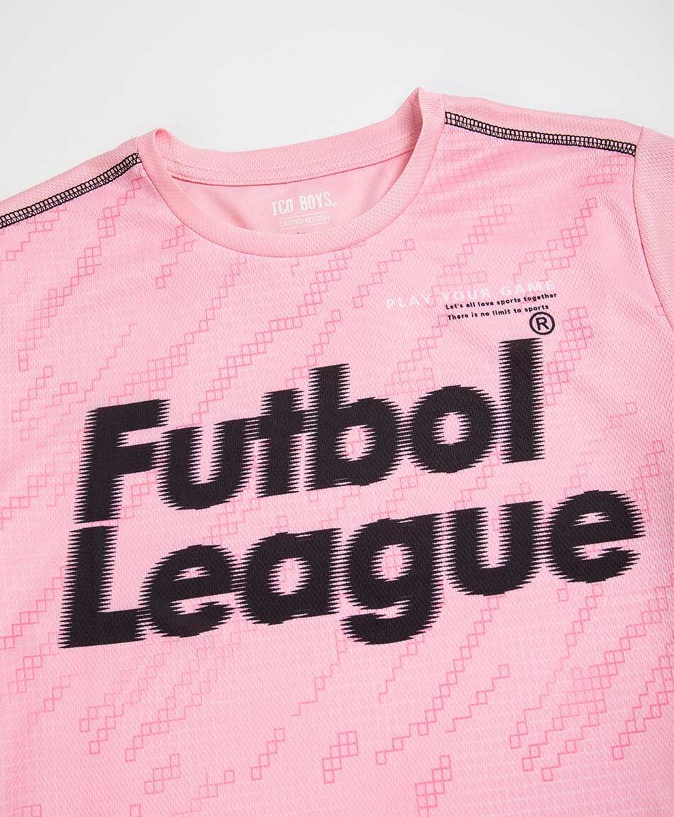 Remera ni&ntilde;o f&uacute;tbol league