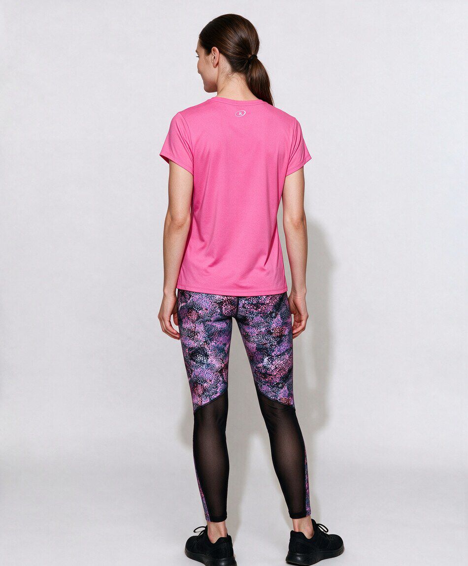 Calza deportiva mujer print malla