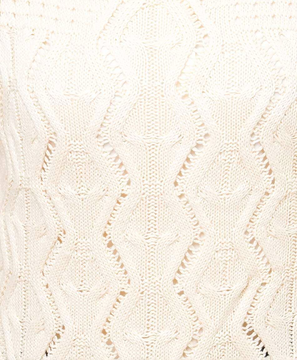 Tejido mujer puntitos sin mangas