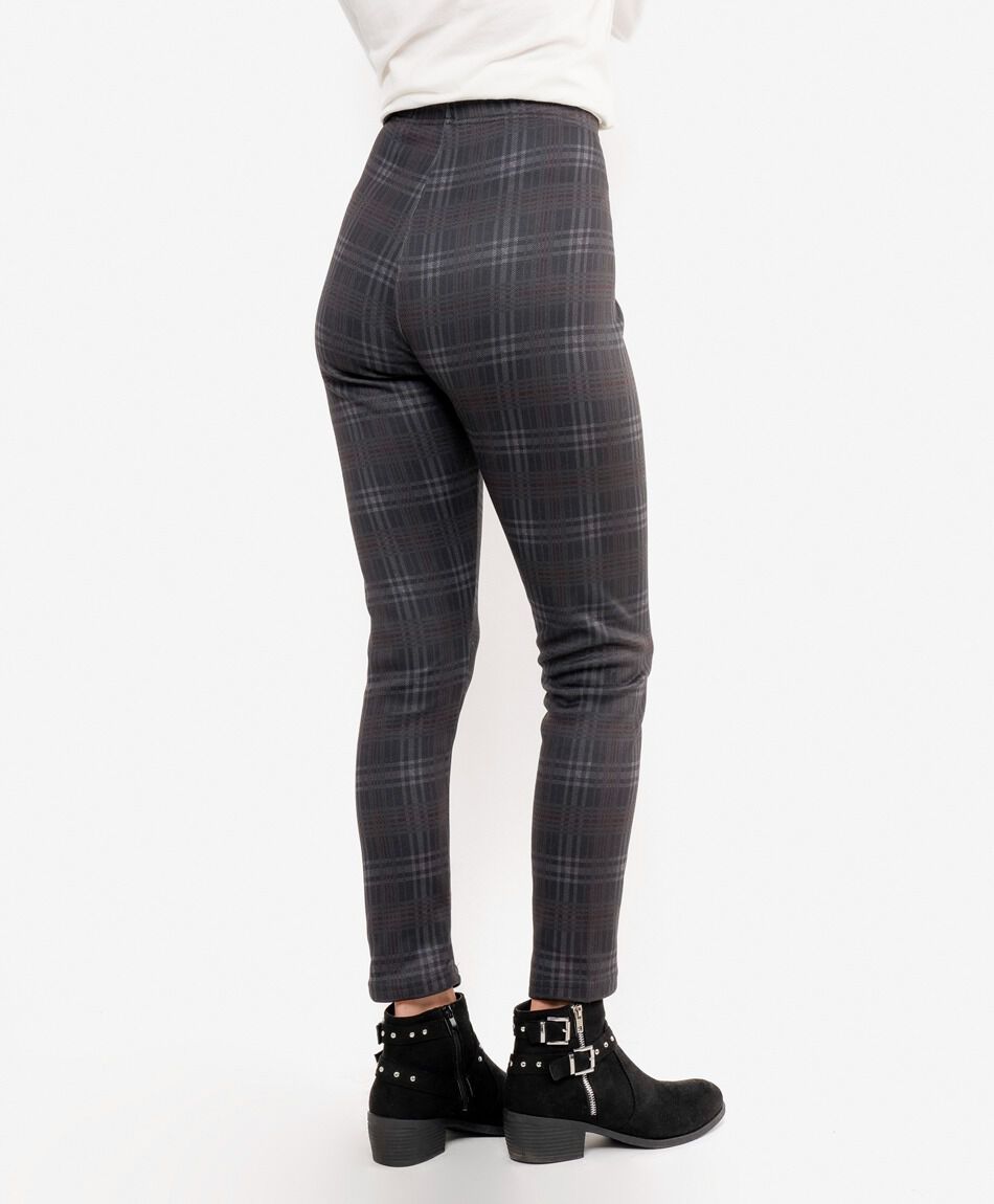 Leggins mujer escoc&eacute;s big forrada