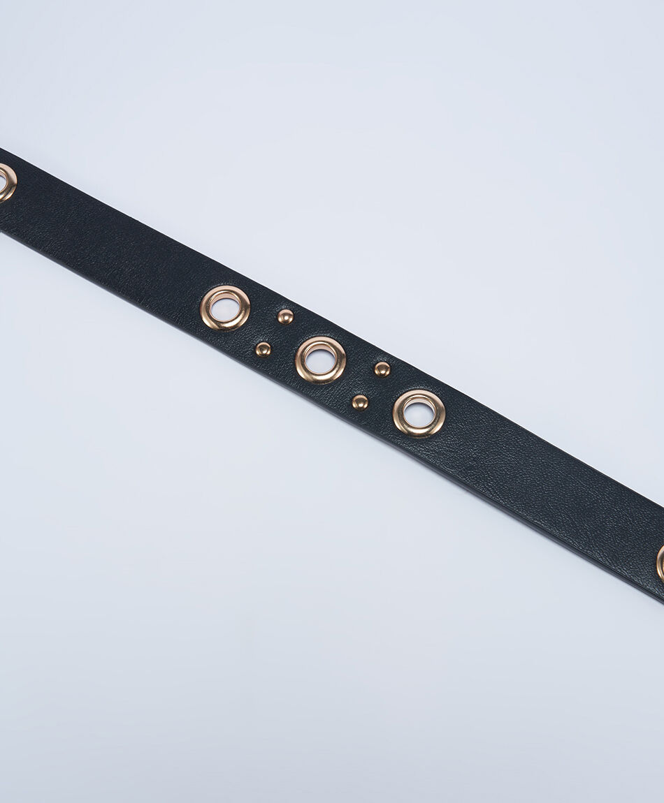 Cintur&oacute;n mujer circulos dorados