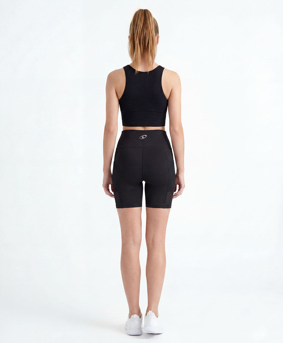 Short deportivo mujer biker malla