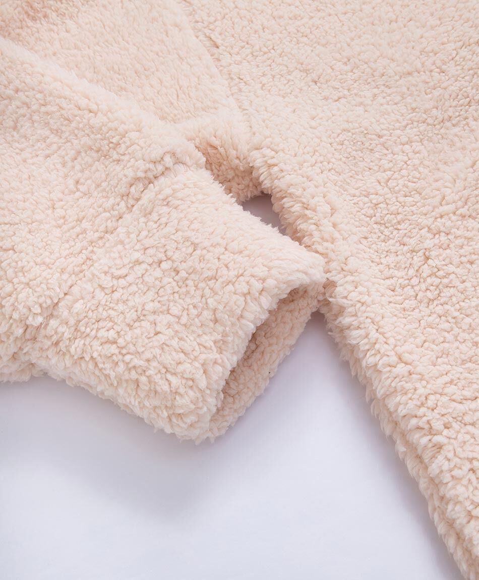 Poler&oacute;n manta mujer chiporro botones