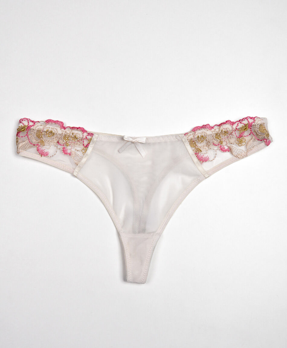 Colaless mujer encaje jazm&iacute;n flower