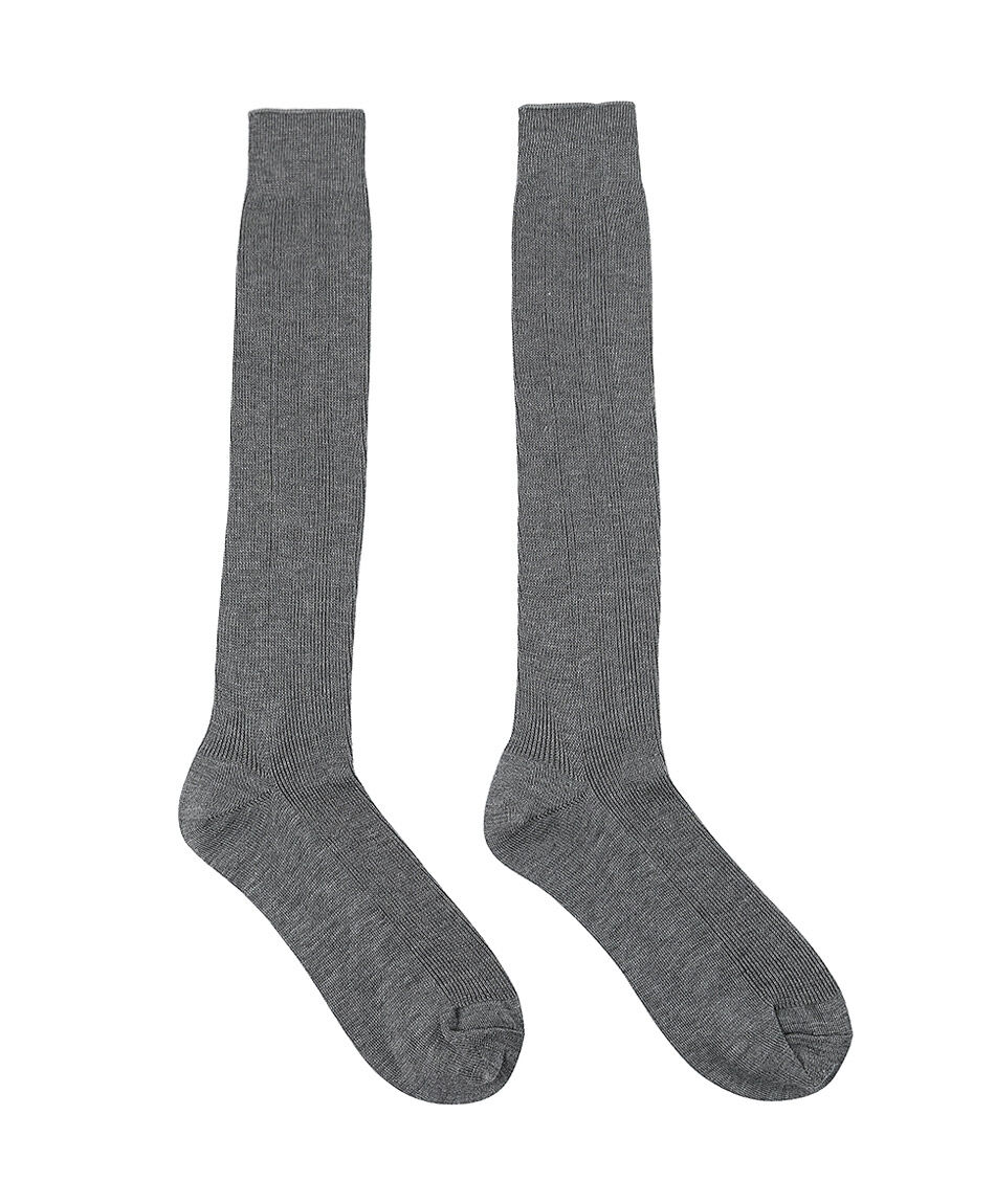 Pack 2 calcetines escolar textura gris