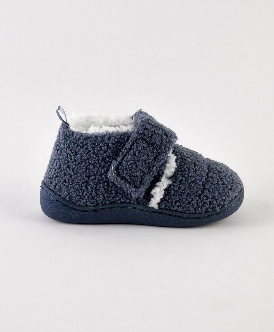 Pantufla infantil (23 a 29) azul chiporro