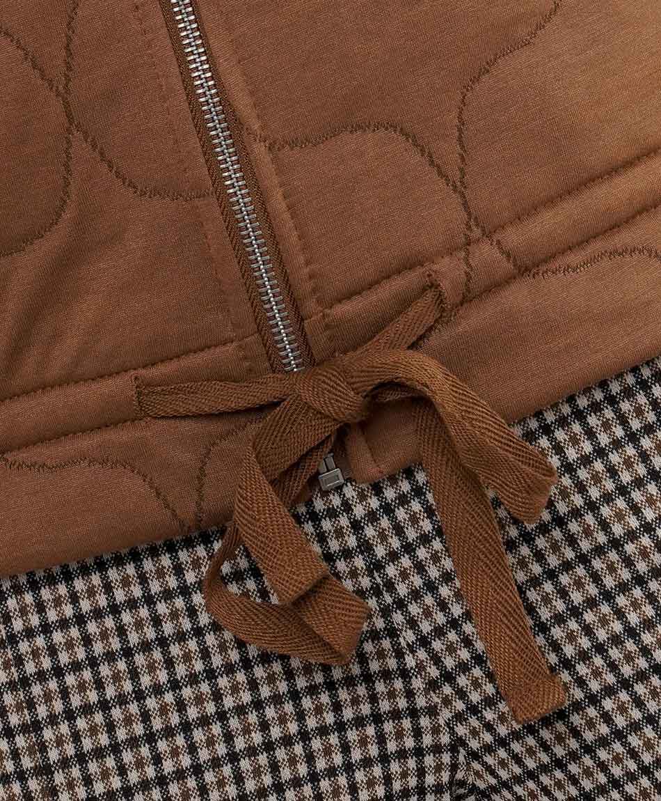 Campera mujer bomber chocolate