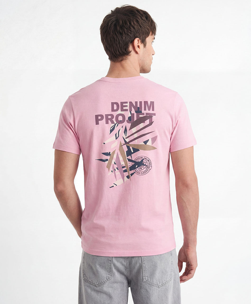 Remera hombre estampado denim project