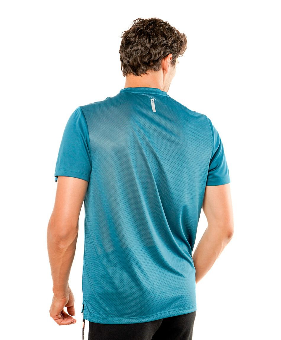 Remera deportiva hombre doble l&iacute;nea