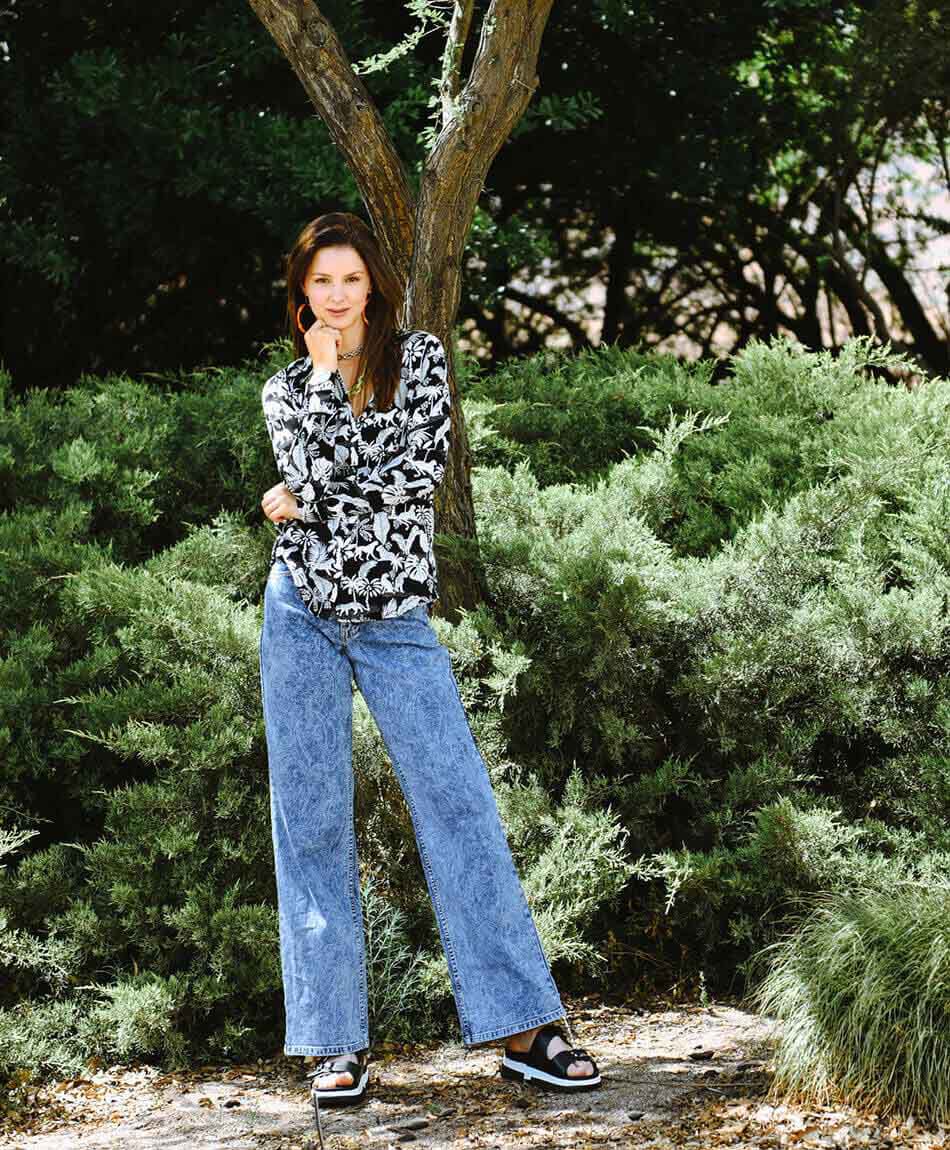 Jeans print
