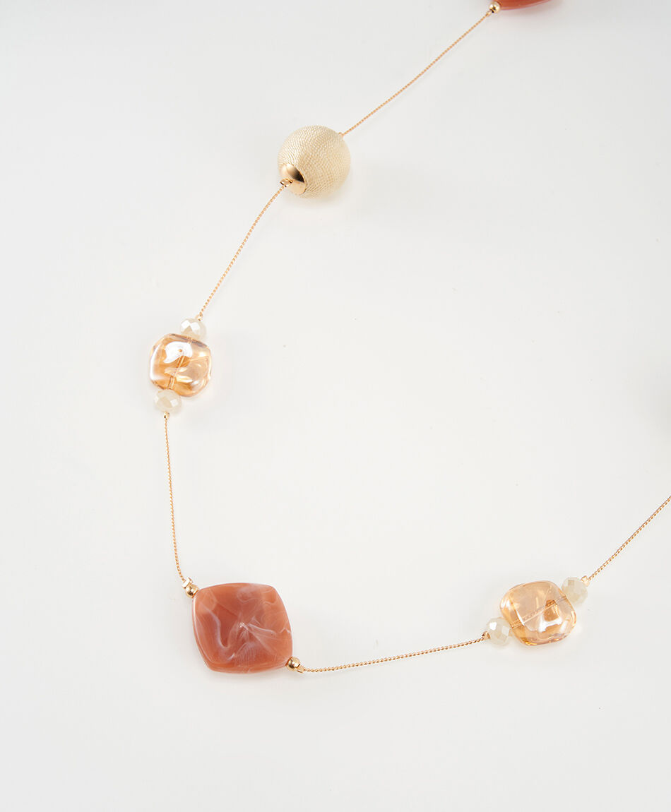 Set collar + aros mujer perlas