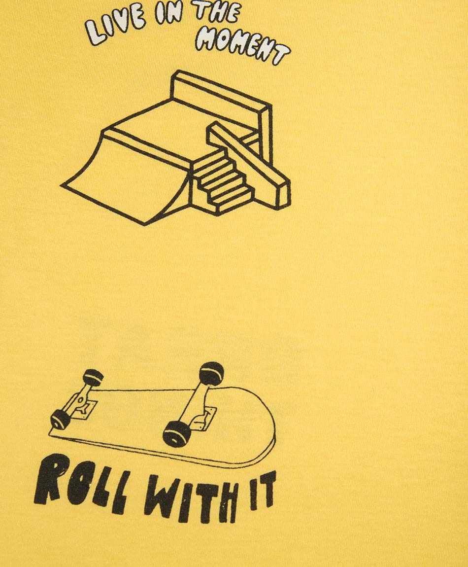 Remera ni&ntilde;o dibujos skates