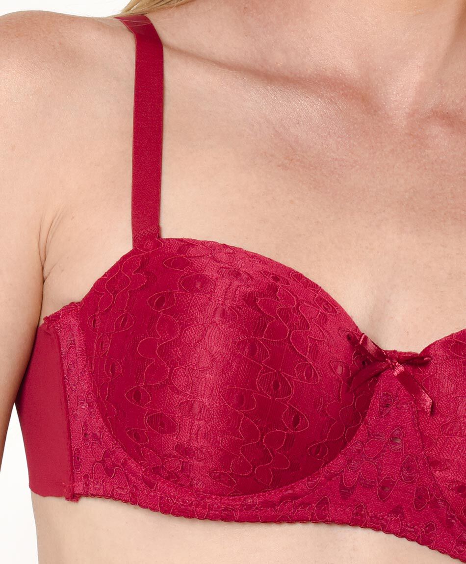 Corpi&ntilde;o mujer dise&ntilde;o encajes push up