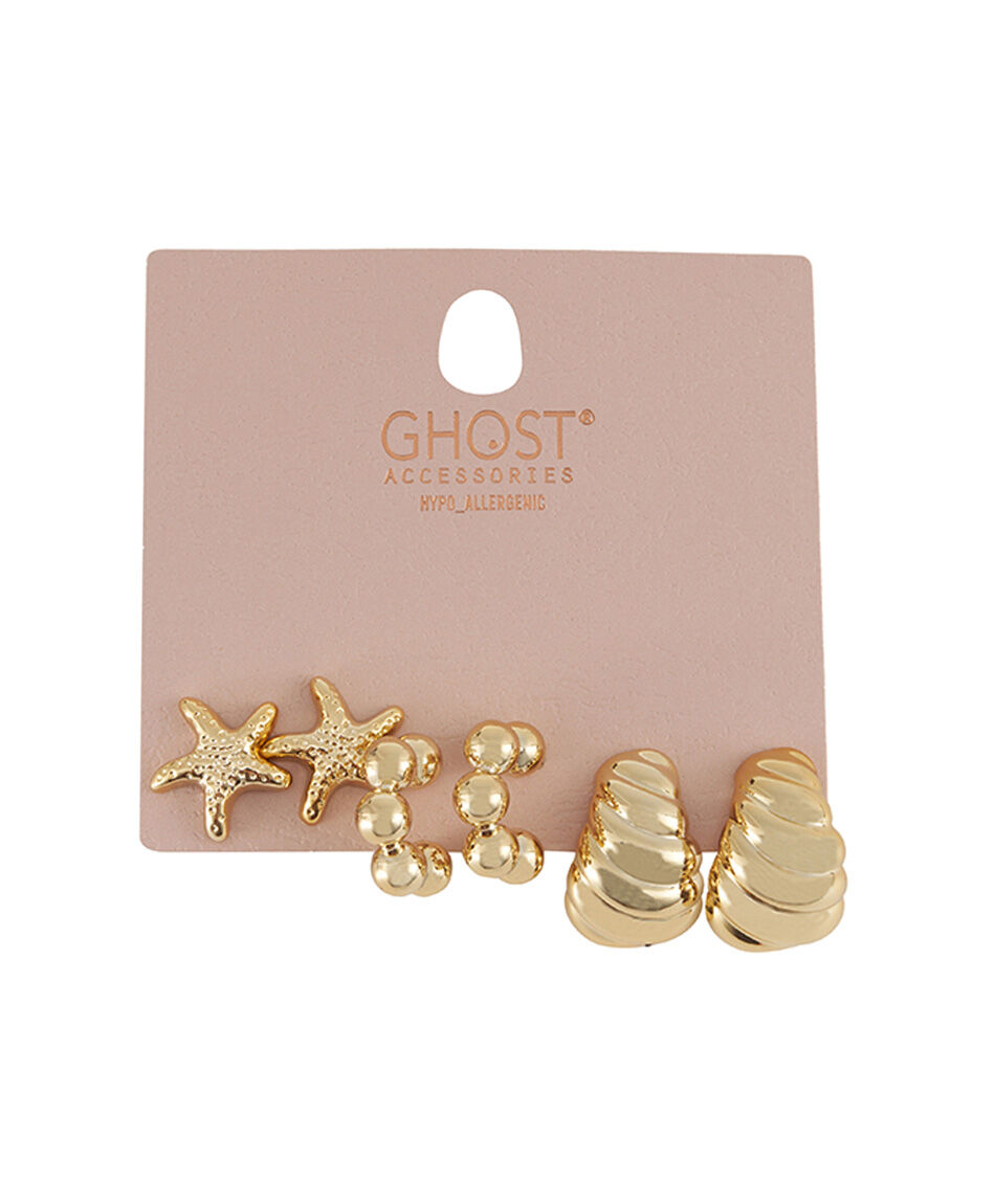 Set 3 aros mujer mar