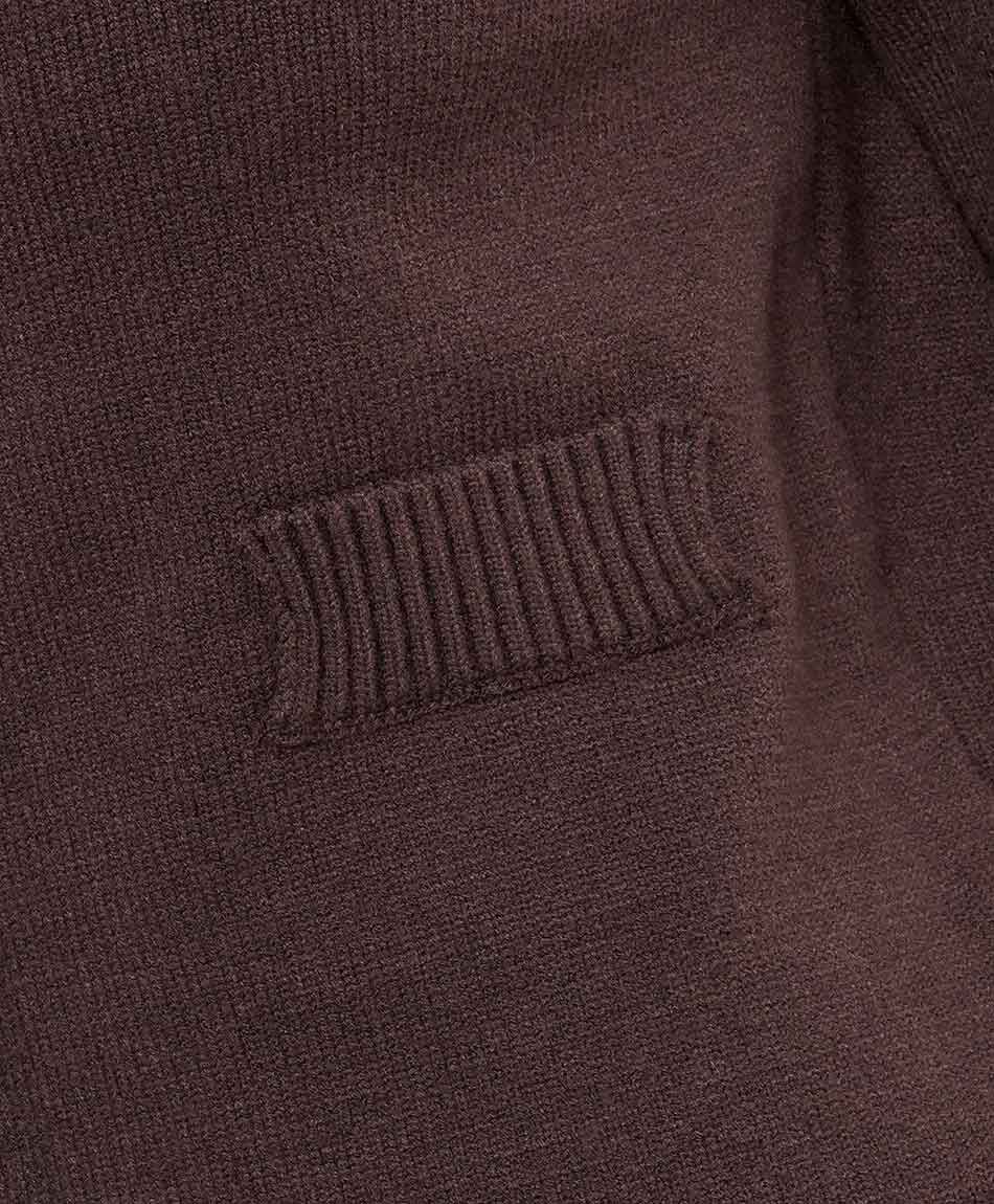 Cardigan mujer botones caf&eacute;