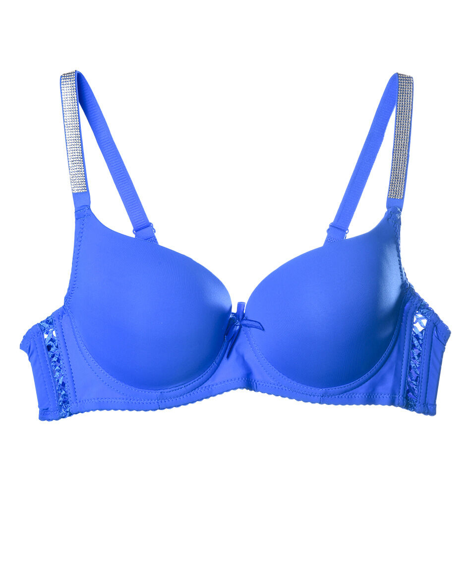 Corpi&ntilde;o mujer bretel brillante push up