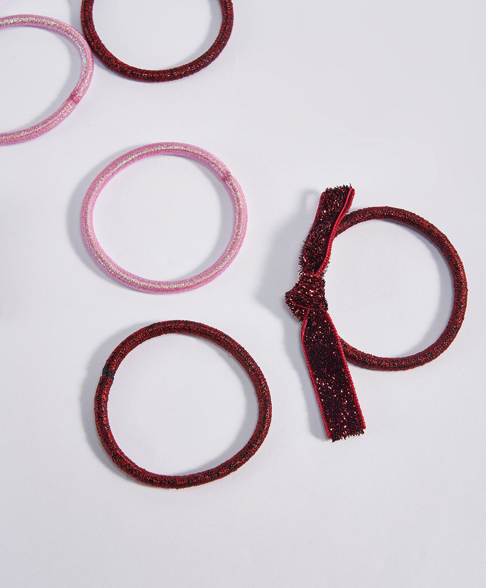 Set cintillo + colets infantil cintas red