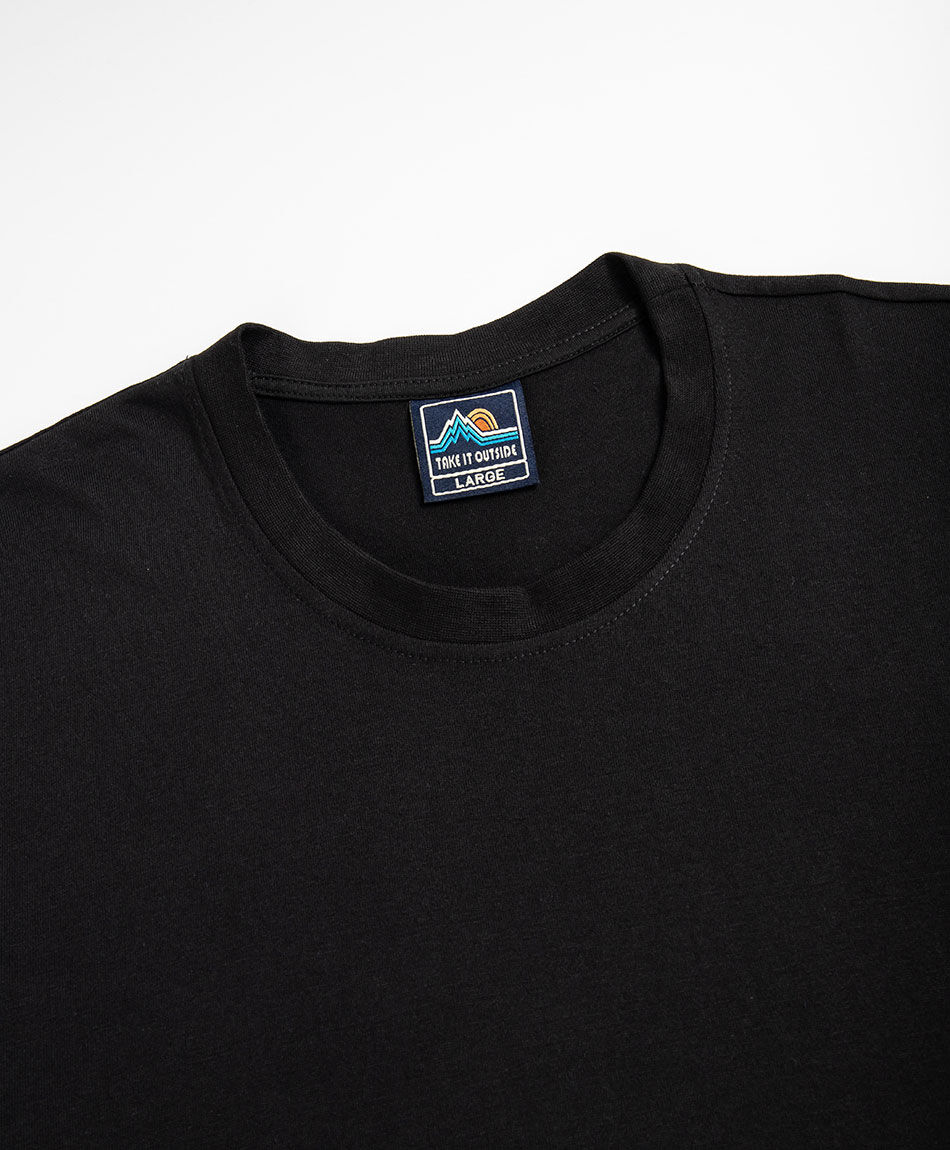 Remera hombre lisa manga larga