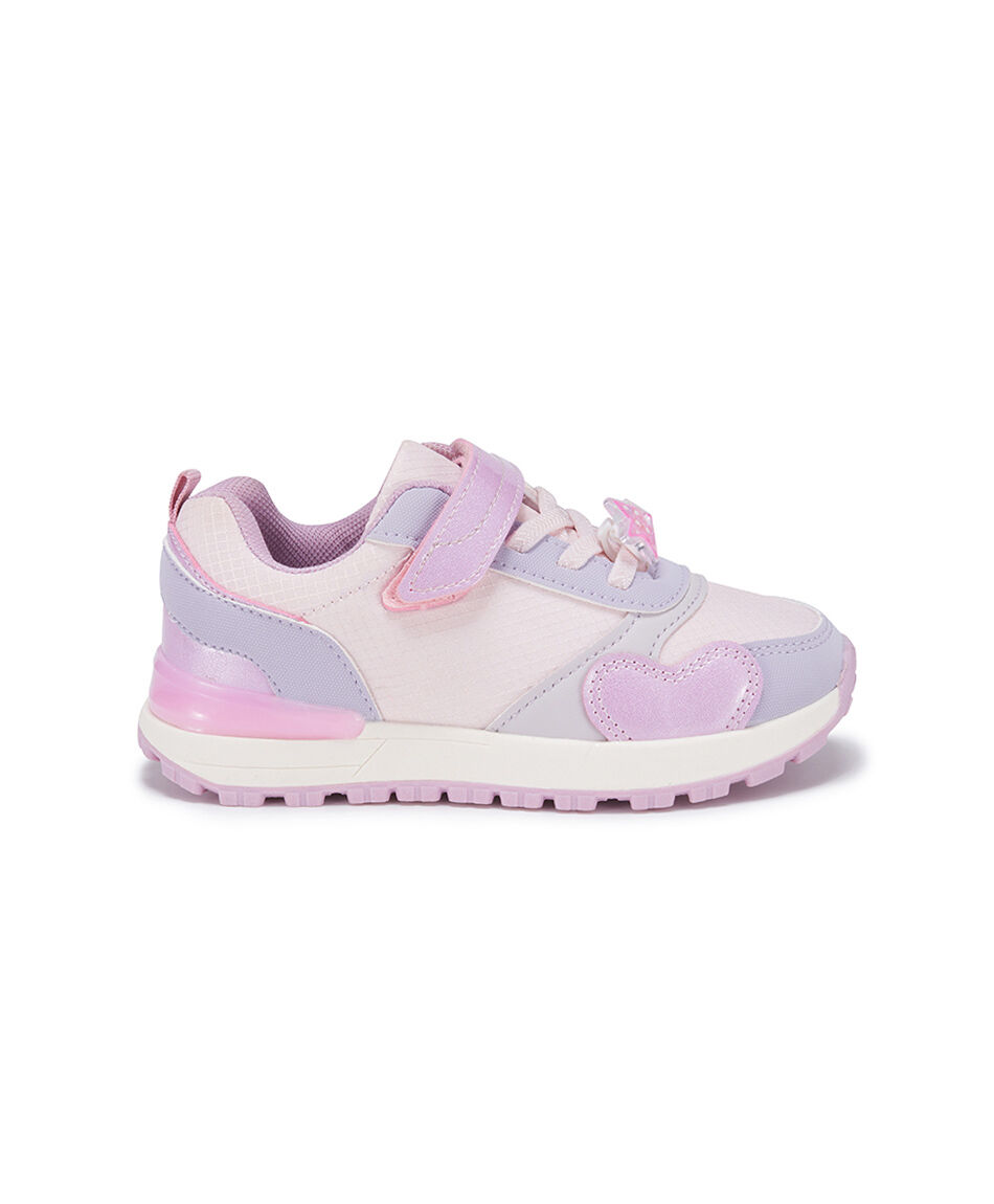 Zapatilla infantil (26 a 31) retro tornasol