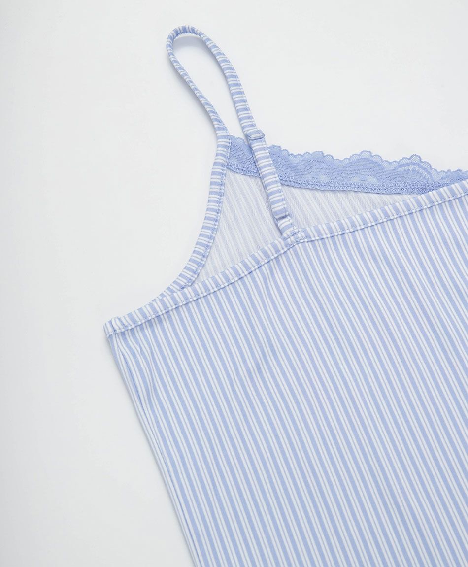 Camison mujer rayas azul
