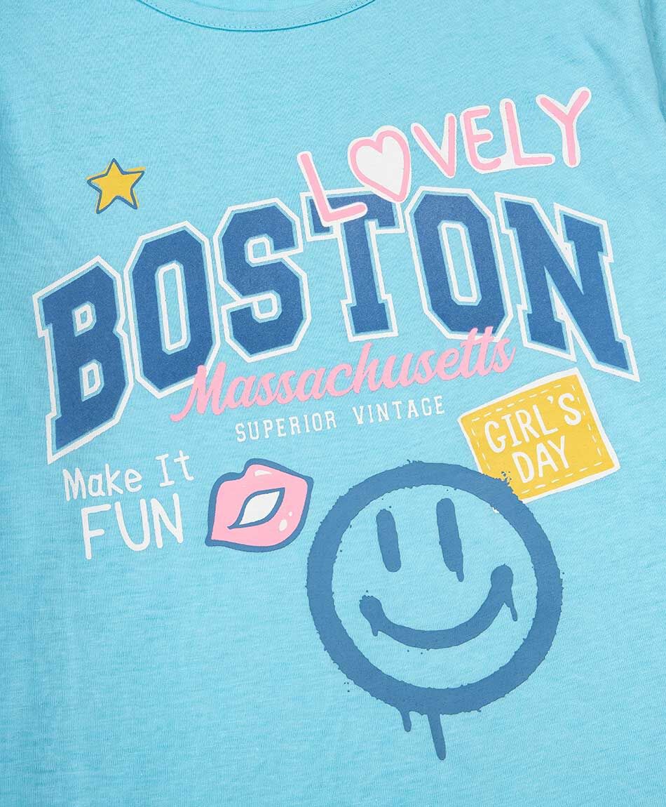 Remera ni&ntilde;a boston