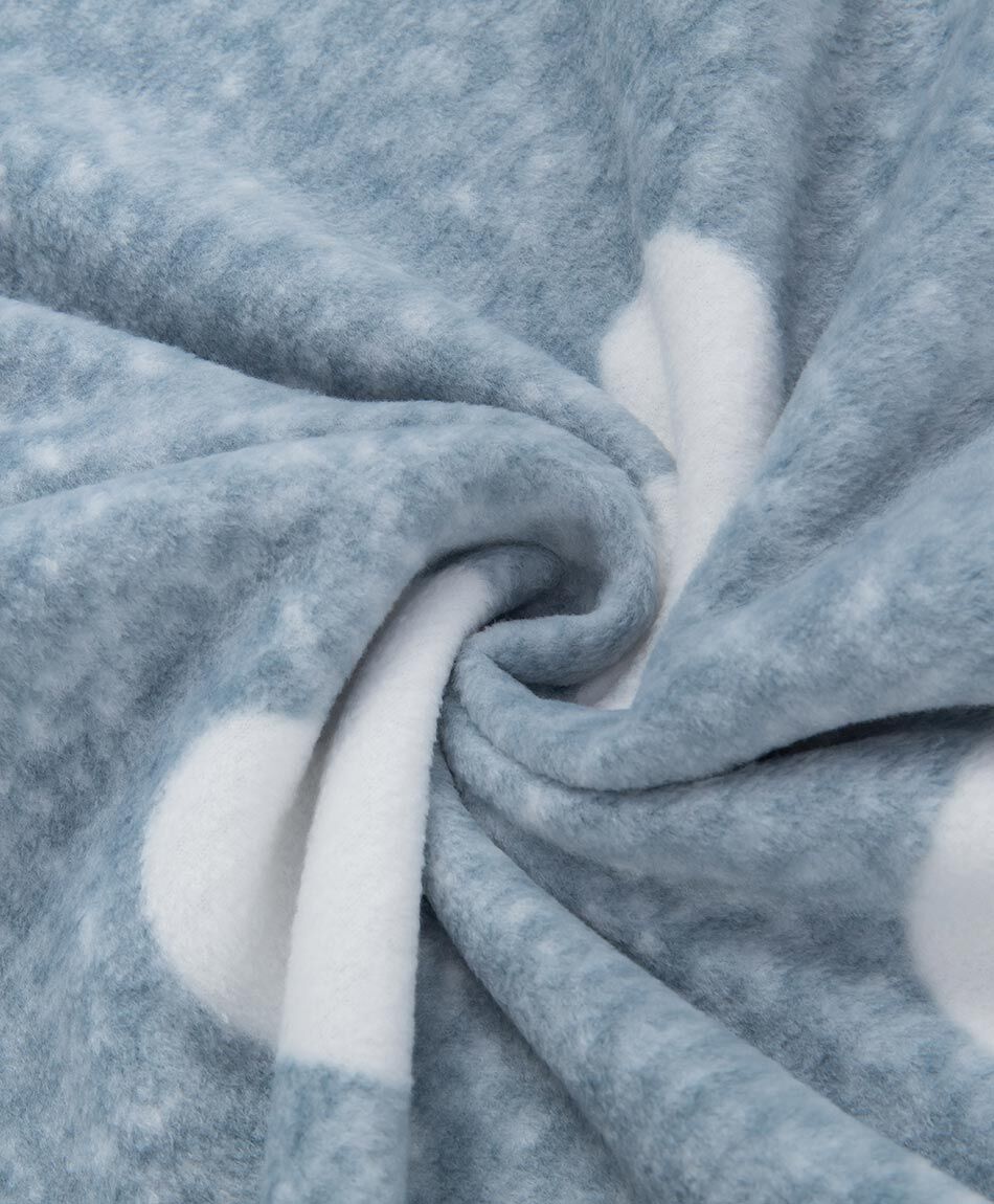 Pijama mujer polar corazones white