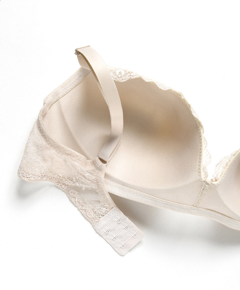 Bralette mujer malla floreada