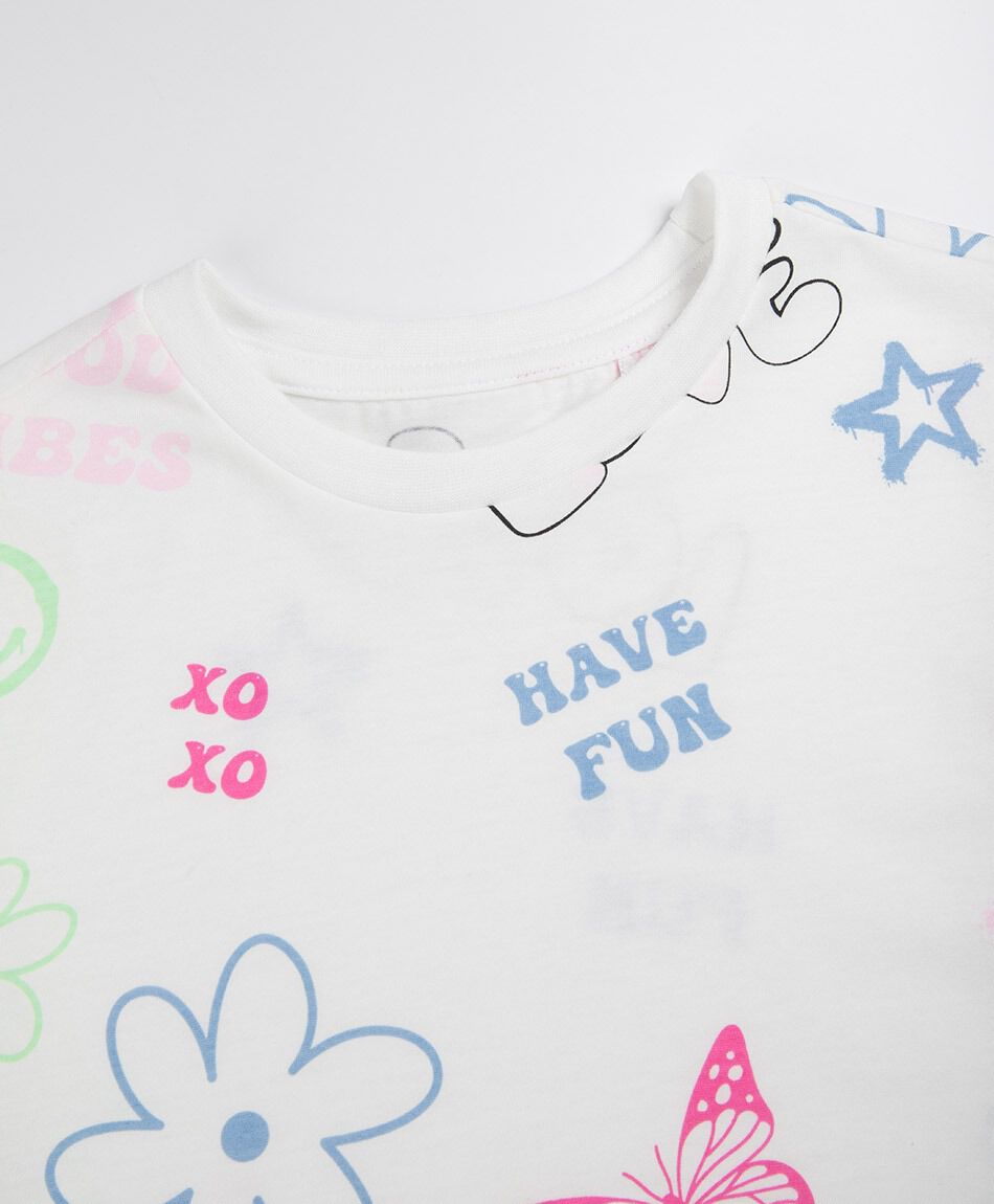 Remera ni&ntilde;a dibujos