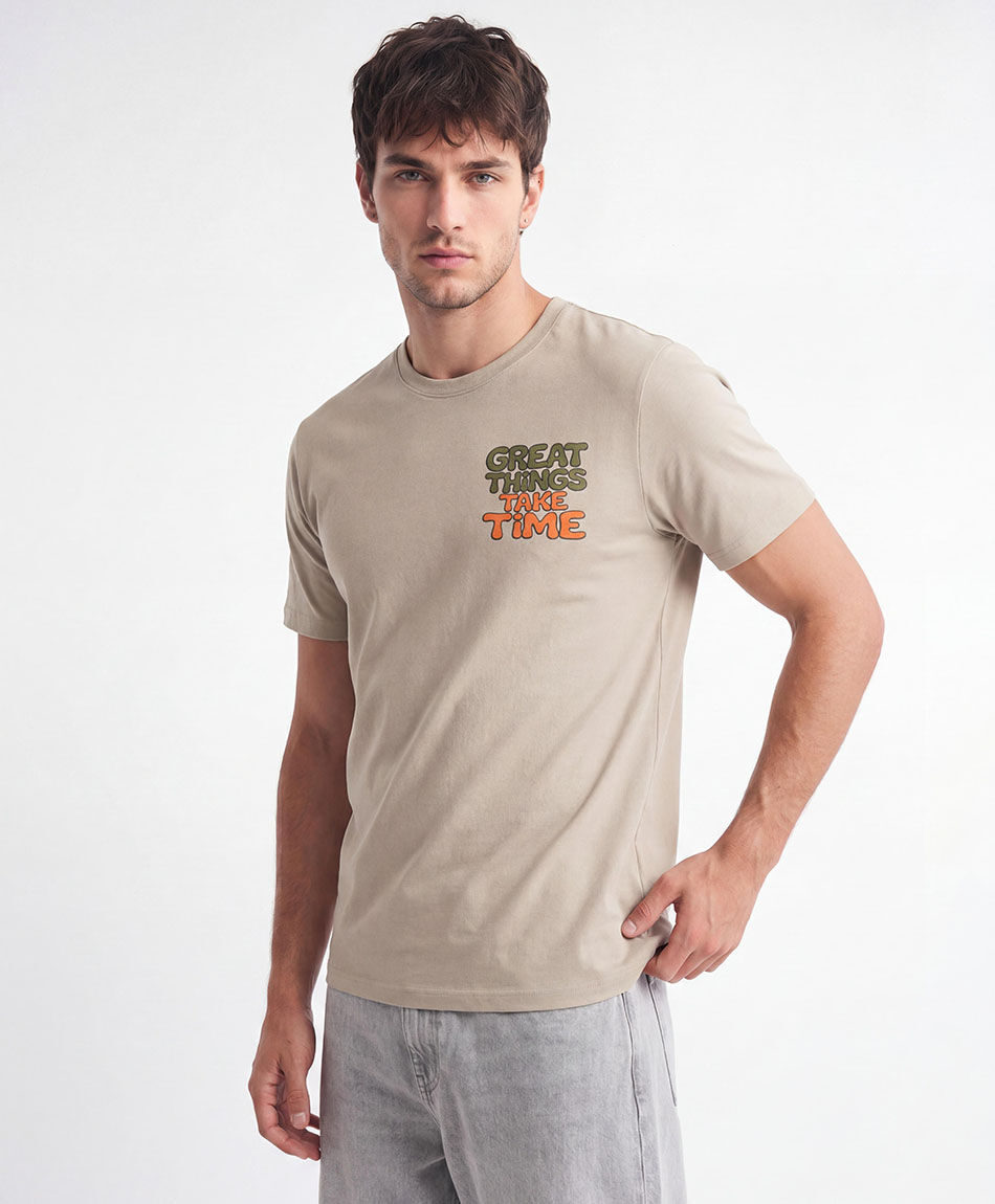 Remera hombre estampado great things