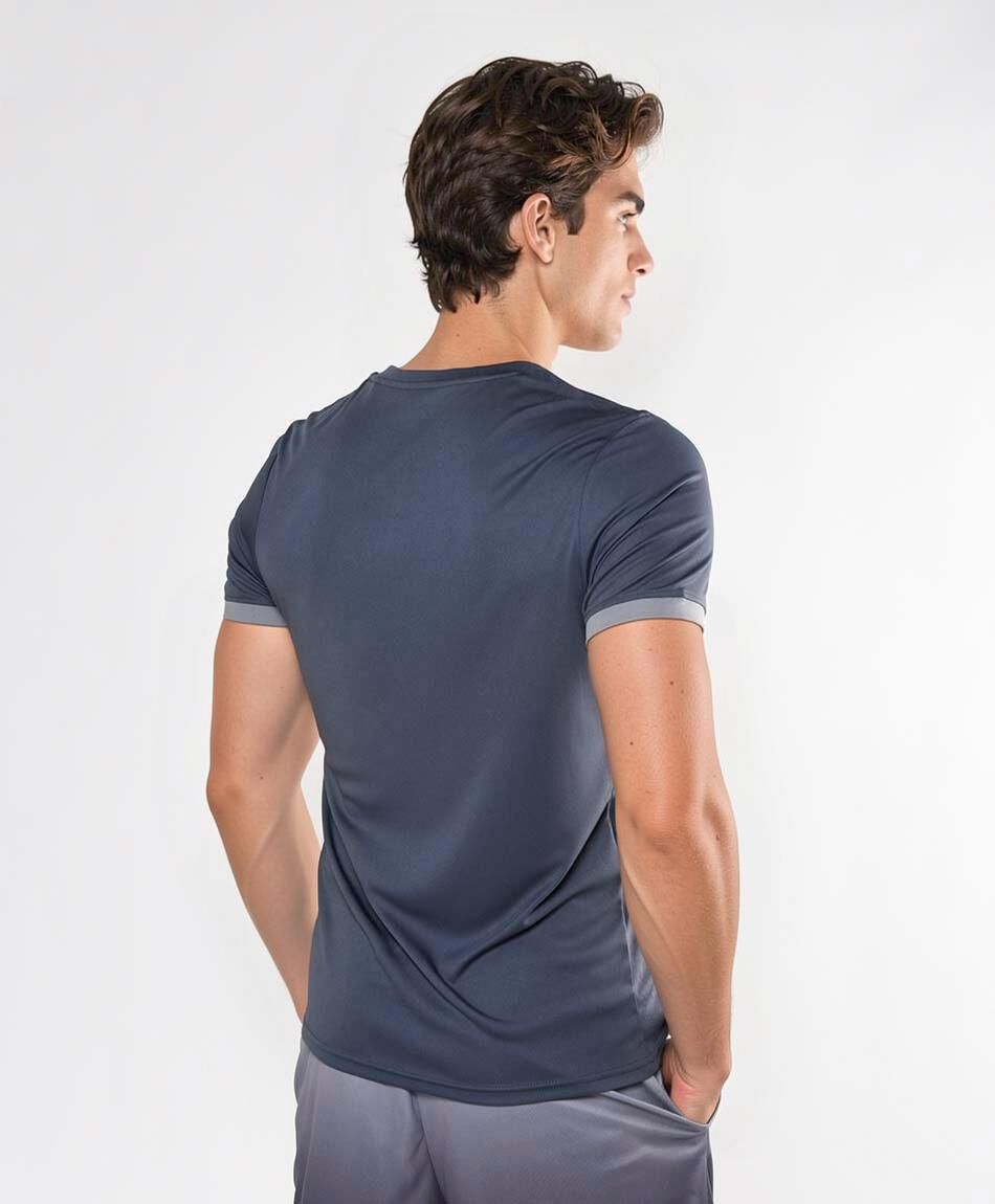 Polera deportiva hombre running lisa