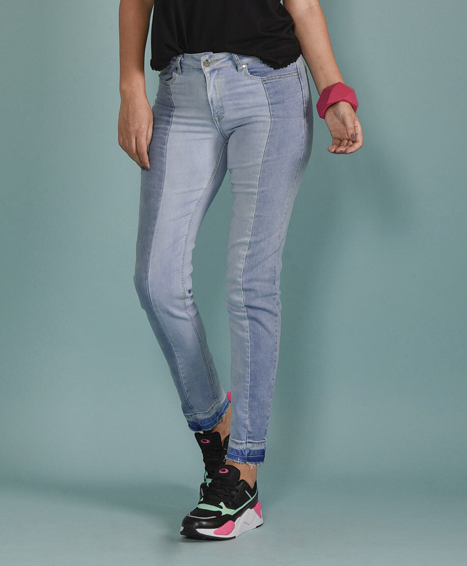Jeans bicolor