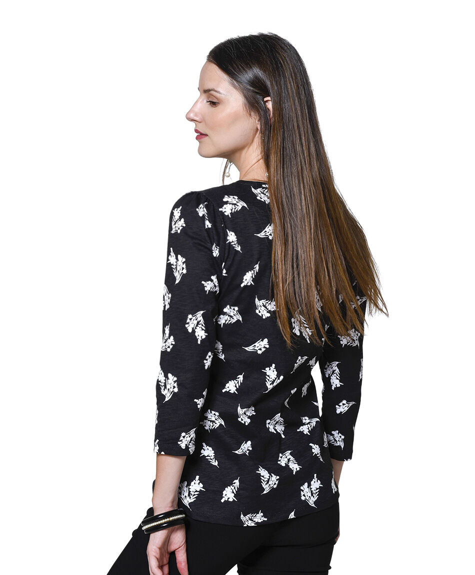 Polera manga puff
