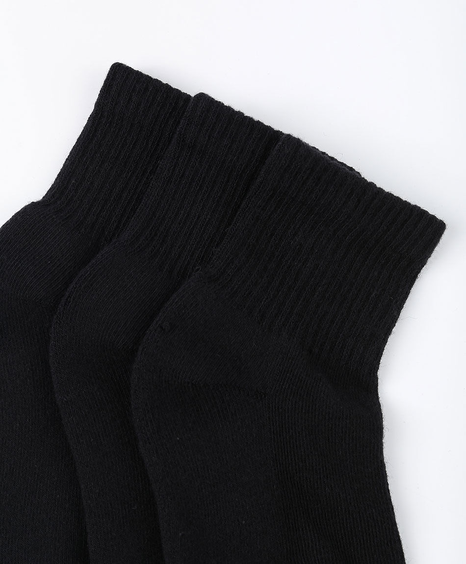 Pack 3 medias escolar algod&oacute;n negro