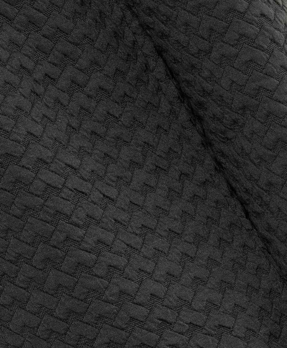 Campera mujer texturizada negra