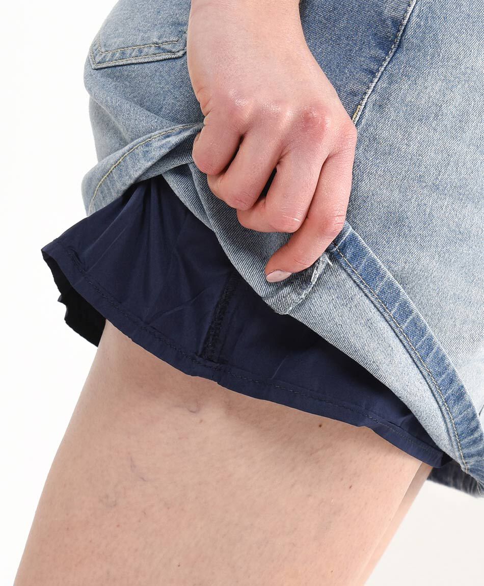 Mini pollera mujer detalle bordado