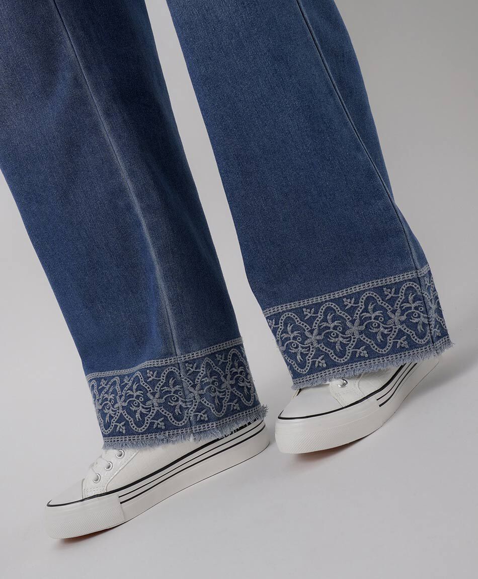 Jeans mujer wide leg