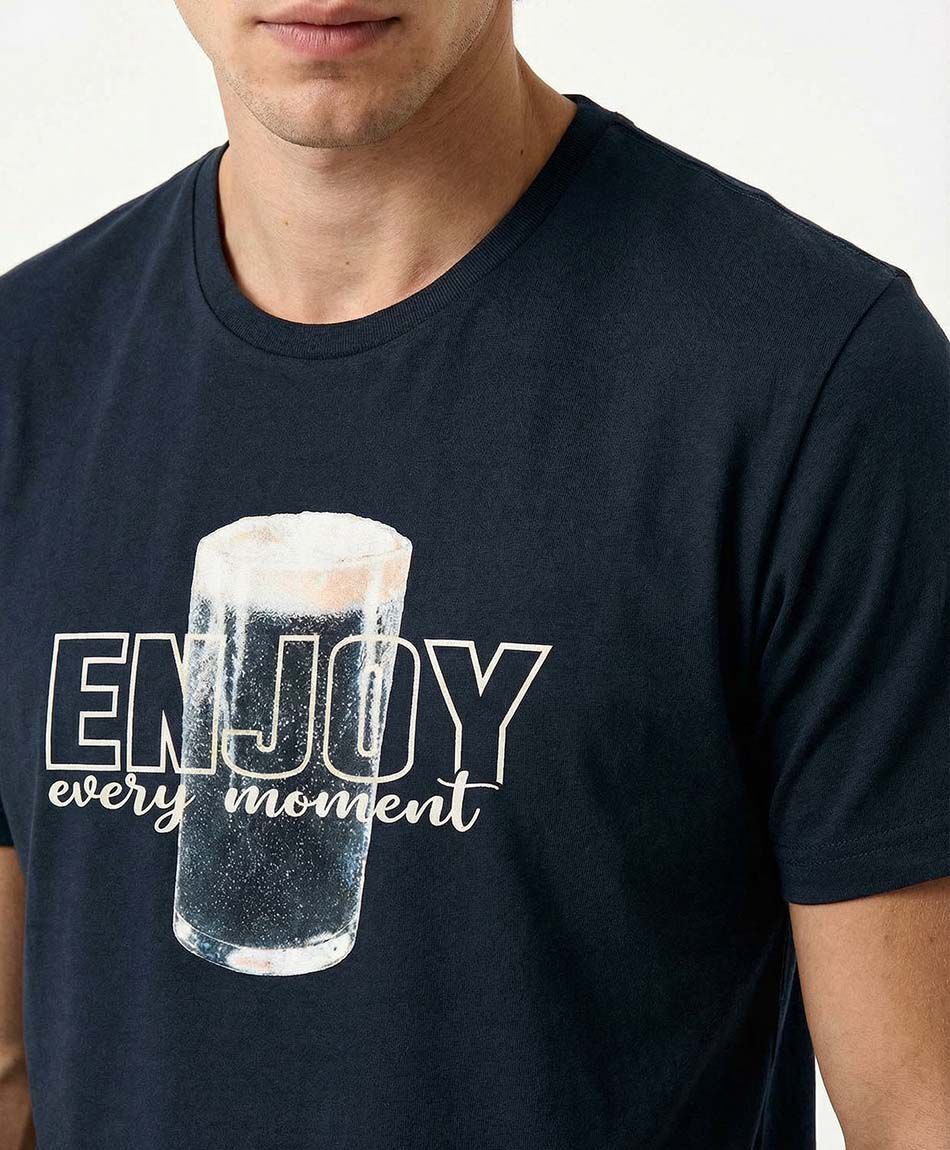 Remera hombre enjoy blue