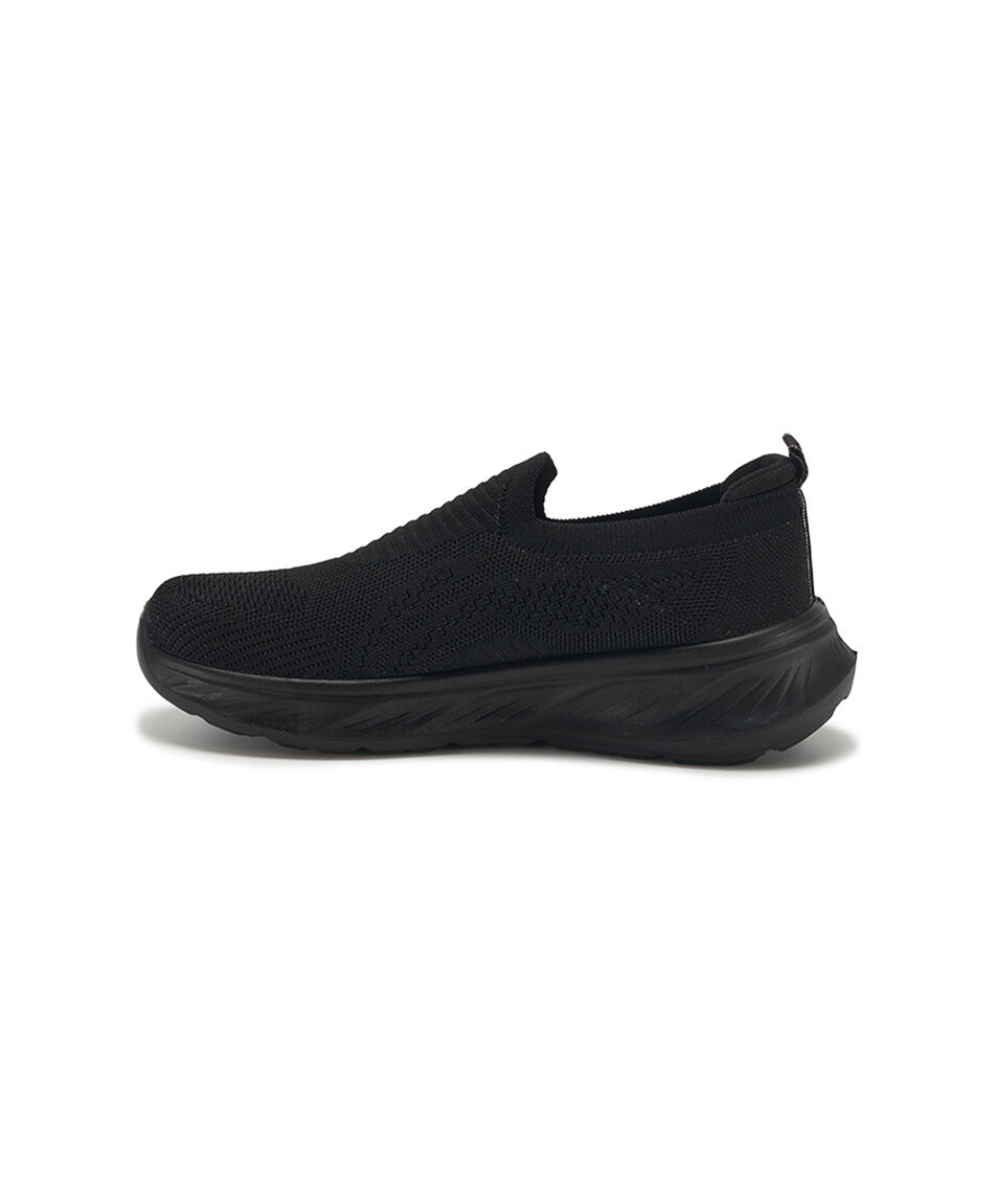 Zapatilla mujer slip on negra