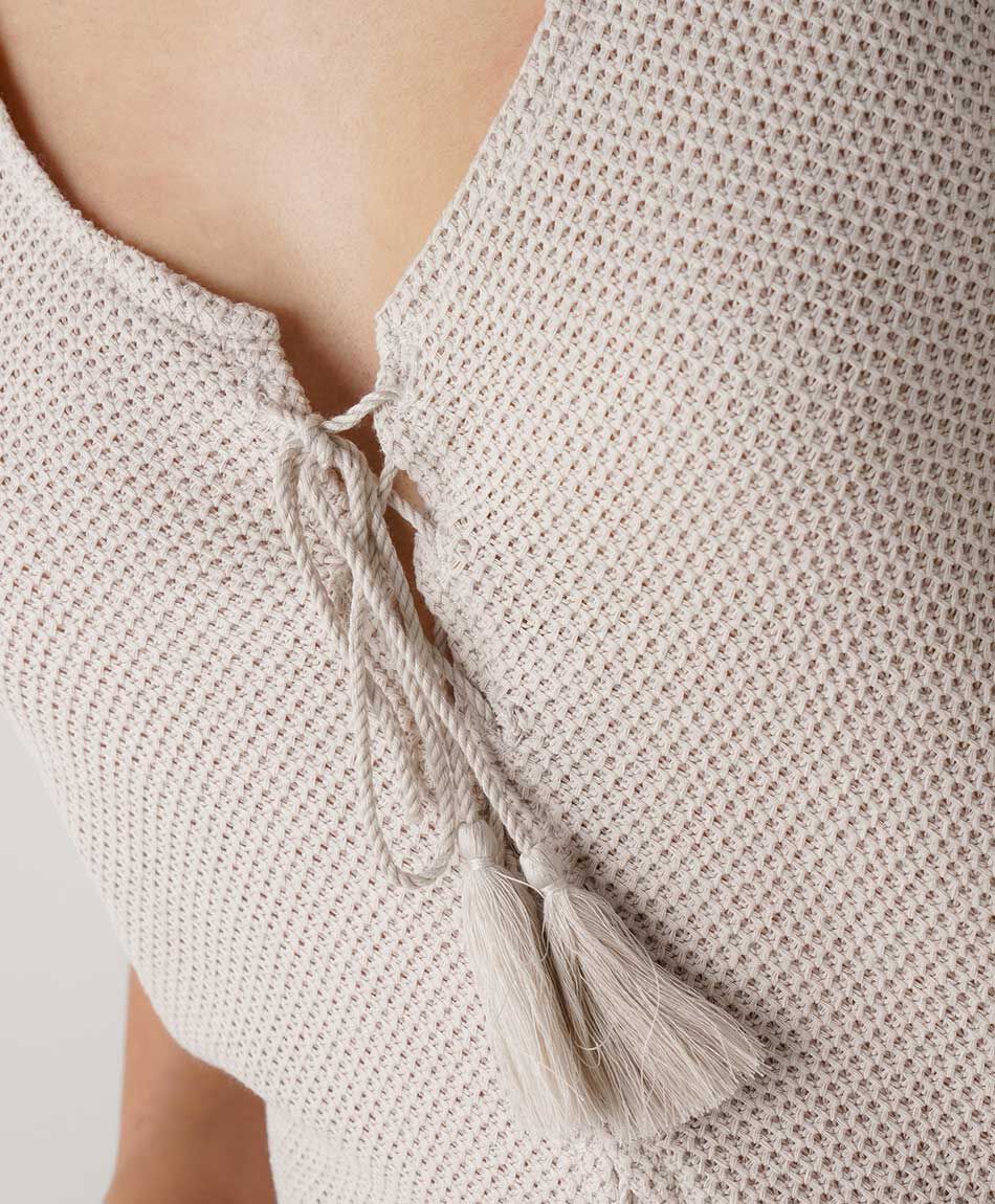 Cardigan mujer estilo chaleco calado