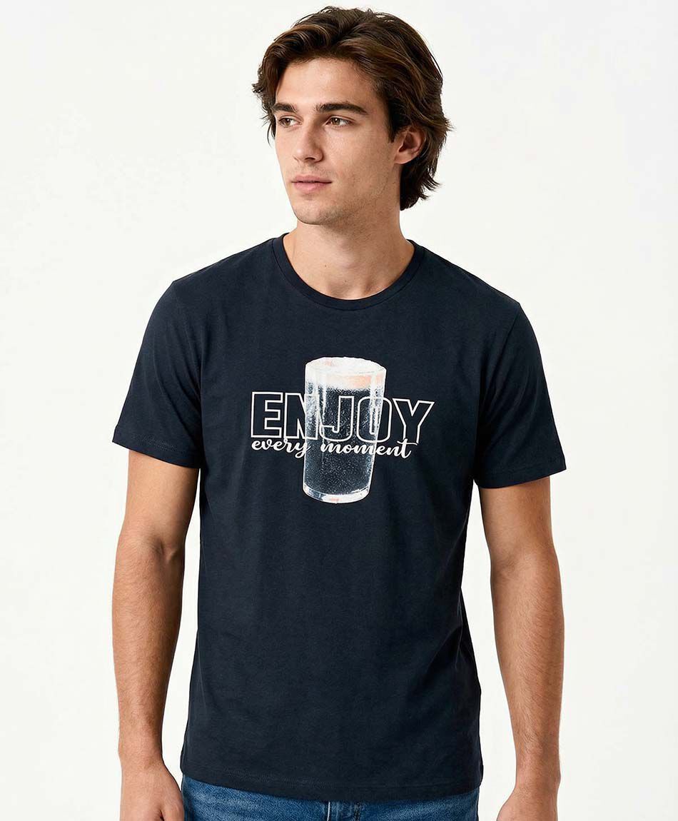 Remera hombre enjoy blue